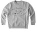 Bicycle Friendly - Long Sleeves, a Heather Grey Stanley/Stella Unisex Changer 2.0 Crewneck Sweatshirt