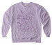 2026 Purple Squirrel Island Map Crewneck, a Orchid Comfort Colors Crewneck Sweatshirt