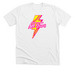 SC 10u Lightning Pink, a Solid White Blend Premium Unisex Tee