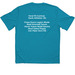 Feral Fit Canines Dock '26 Activewear, a Atomic Blue Classic Performance Tee (back-view)