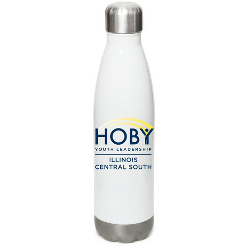 HOBY ILCS Waterbottle, a White Stainless Steel Water Bottle