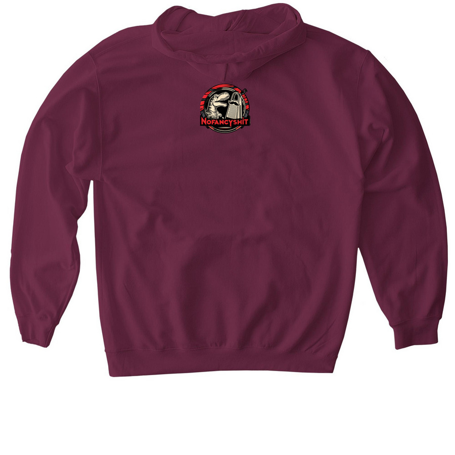 STAR RAWRS 3.0, a Maroon Gildan Softstyle Pullover Hoodie (back-view)