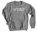 Trauma-Informed Yoga for the Military, a Charcoal Crewneck Sweatshirt