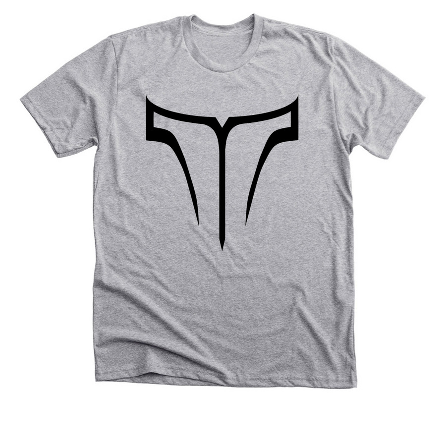 Black Sigil, a Athletic Heather Premium Unisex Tee
