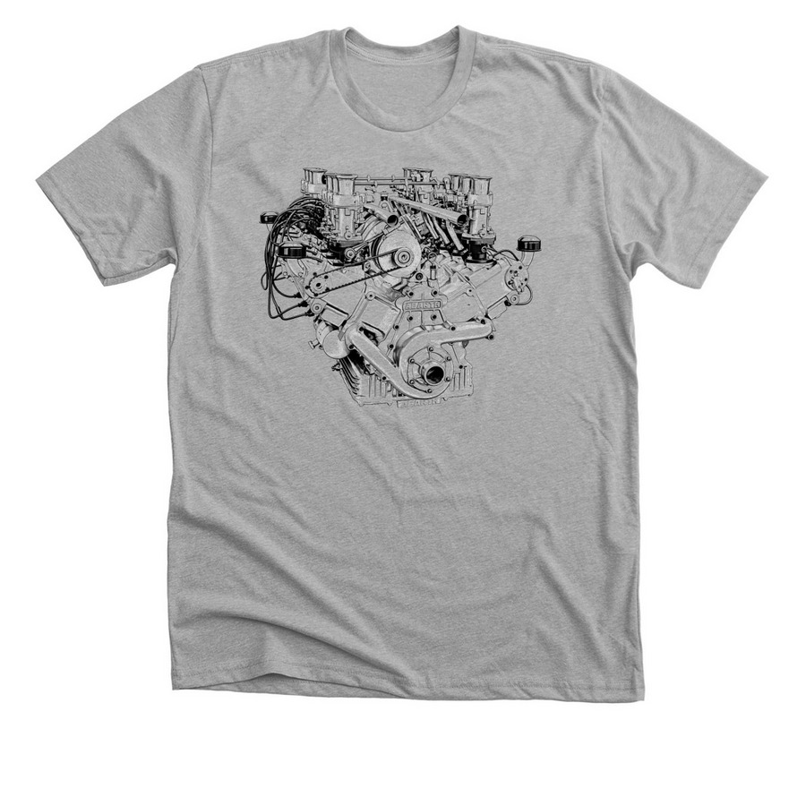 Classic Engineering, a Athletic Heather Premium Unisex Tee