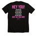 Pinky Promise Family - NEW, a Solid Black Blend Premium Unisex Tee (back-view)
