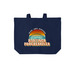 Hastings Progressives ? Bridge Tote, a River Blue Navy Cotton Canvas Tote Bag