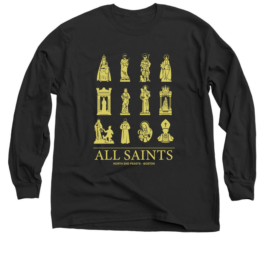 NORTH END FEASTS UNITE, a Black Classic Long Sleeve Tee
