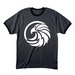 Sporty Collection, a Dark Heather Grey/ Jet Black Cotton Ringer Tee