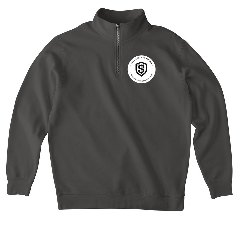 Excellence Collection: NIGHT SHIFT EDITION, a Asphalt Midweight Quarter Zip Pullover