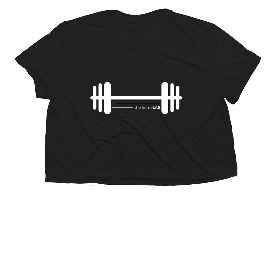 less yapping-more lifting, a Black Women?s Flowy Cropped Tee
