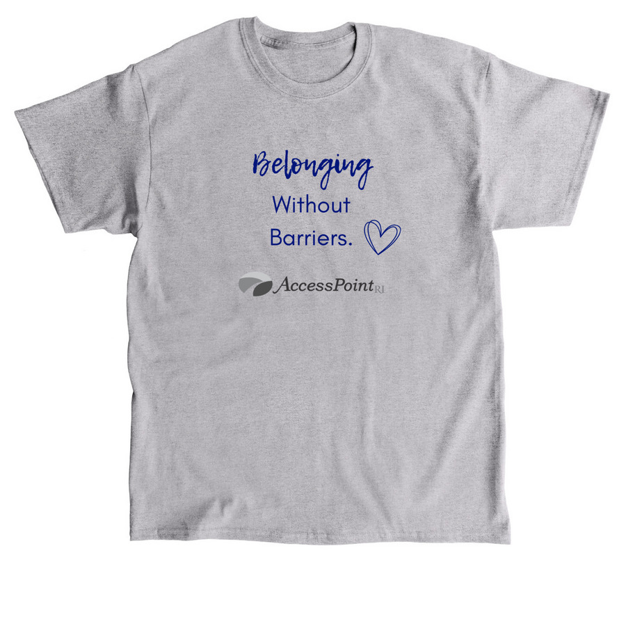 No Barriers, a Sport Grey Classic Unisex Tee