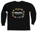 Childhood Cancer Awareness Month 2026, a Black Comfort Colors Long Sleeve Tee