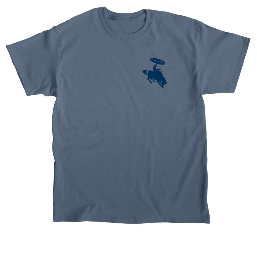 Western (Navy) Font, a Indigo Blue Classic Unisex Tee