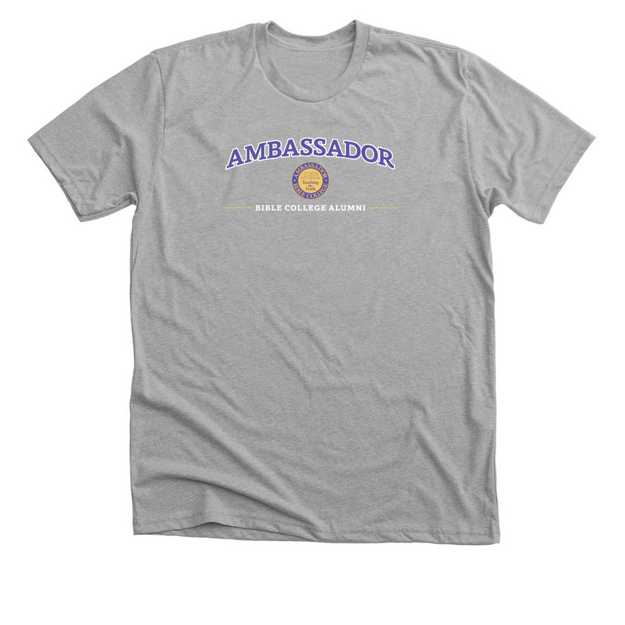 ABC Alumni Tee-Shirts, Sweatshirts & Hoodies&nbsp;, a Athletic Heather Premium Unisex Tee