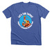 Dive in With Us in color, a Solid True Royal Premium Unisex Tee