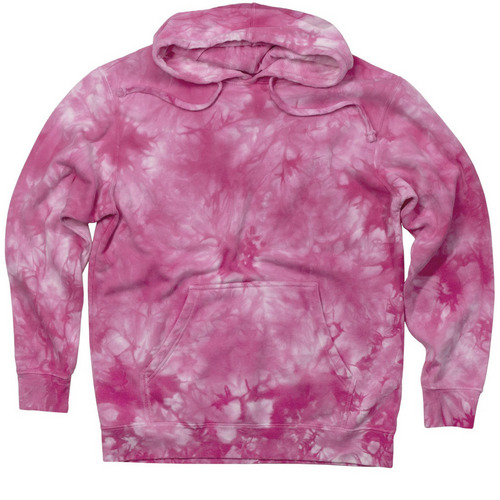 GRNC 2026 Draft Test Merch, a Pink Tie Dyed Pullover Hoodie