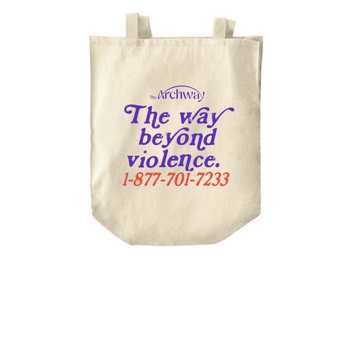 The Way Beyond - Tote, a Natural Over-the-Shoulder Shopping Tote Bag