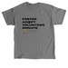 Foster-Adopt-Volunteer-Donate, a Charcoal Classic Unisex Tee