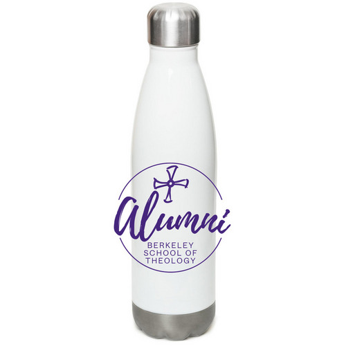 Alumni Water Bottle, a White Stainless Steel Water Bottle