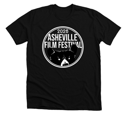 2026 Asheville Film Festival, a Solid Black Blend Premium Unisex Tee