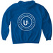 Geared For Success Sweatshirt, a Royal Gildan Softstyle Pullover Hoodie (back-view)