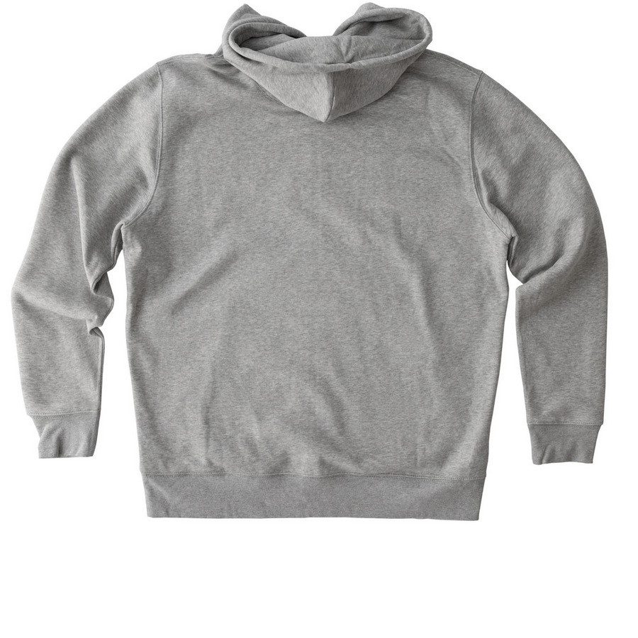 Grifscamp: My Best Friend Has Long Ears, a Heather Grey Stanley/Stella Unisex Cultivator 2.0 Zip Up Pullover Hoodie (back-view)