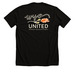 WyoUnited, a Solid Black Blend Premium Unisex Tee (back-view)