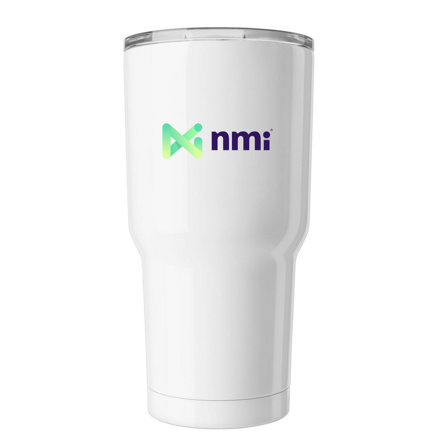 Driven by Possibility Tumbler, a White Insulated Tumbler (back-view)