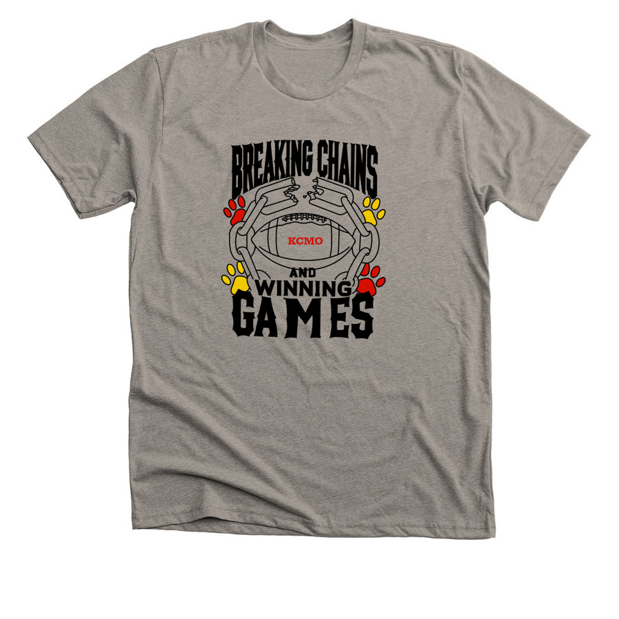 Breaking Chains and Winning Games, a Heather Stone Premium Unisex Tee