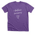 I Believe Survivors ?, a Heather Team Purple Premium Unisex Tee