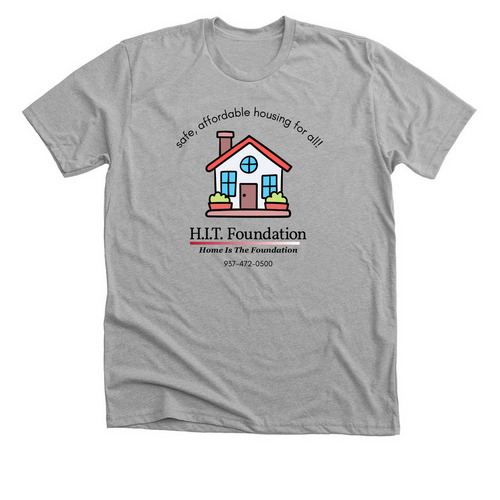 Housing for All, a Athletic Heather Premium Unisex Tee