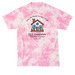 Housing for All, a Bright Pink Crystal Tie Dye Tee