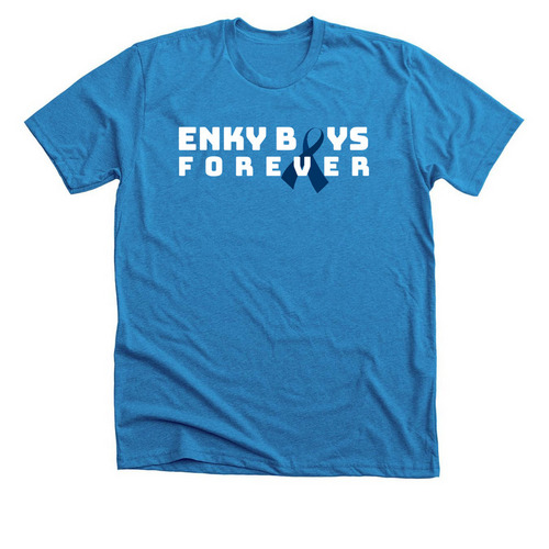 EnkyBoys Forever, a Neon Blue Premium Unisex Tee