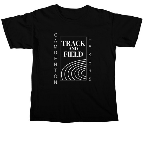2024 Laker T&F (1), a Black Comfort Colors Unisex Tee