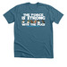 The Force Is Strong, a Heather Deep Teal Premium Unisex Tee