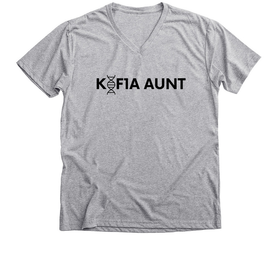 KIF1A AUNT, a Athletic Heather Premium V-Neck Tee