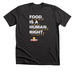 Pride Month: Food is a Human Right, a Dark Grey Heather Premium Unisex Tee