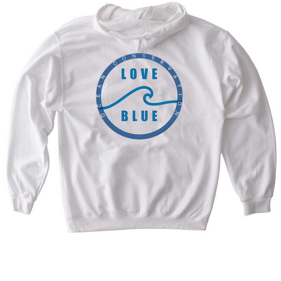 Tangled Tails&nbsp;?, a White Gildan Softstyle Pullover Hoodie (back-view)