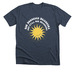 Unhoused Neighbors Are Our Neighbors, a Heather Midnight Navy Premium Unisex Tee