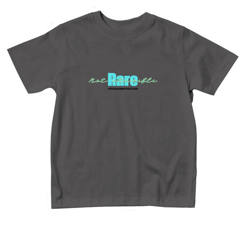 Toddler: Rare, Not Invisible, a Charcoal Toddler Tee