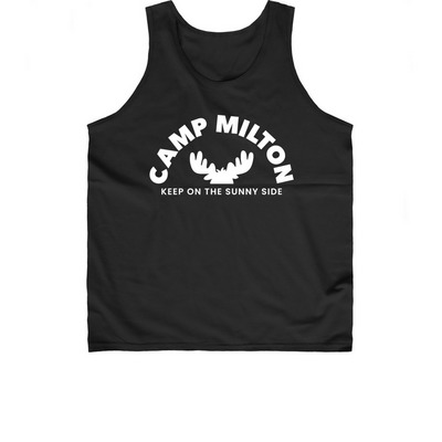 Camp Milton Sunny Side, a Black Classic Unisex Tank Top