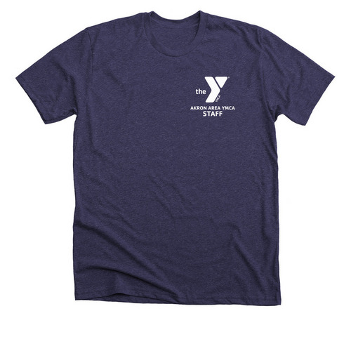 Staff Pocket Design, a Heather Lapis Premium Unisex Tee