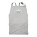 LA Chapter Apron, a Silver Recycled Bib Apron