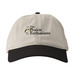 Printed Eco Baseball Cap, a Oyster/ Black Printed Eco Baseball Cap