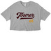 Toomer 68 - Cropped and Boxy Tees (Light), a Athletic Heather Women?s Cropped Cotton Tee