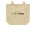 World Narcolepsy Day 2025 - Tote Bags, a Oyster Organic Cotton Tote Bag (back-view)