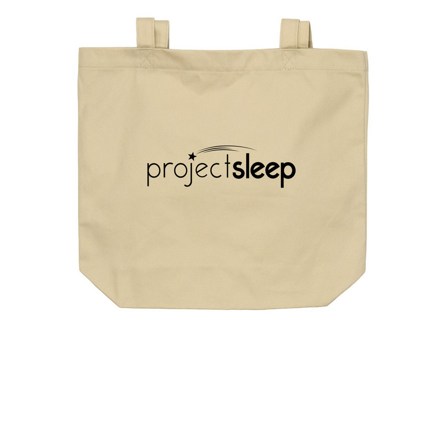 World Narcolepsy Day 2025 - Tote Bags, a Oyster Organic Cotton Tote Bag (back-view)