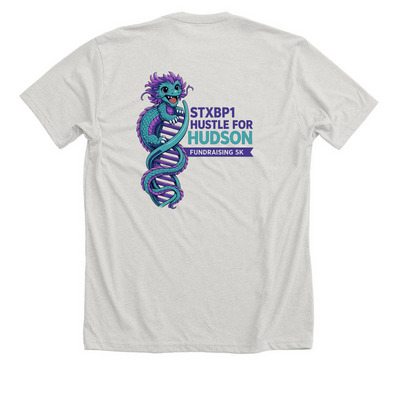 HUSTLE FOR HUDSON, a Heather Cement Premium Unisex Tee