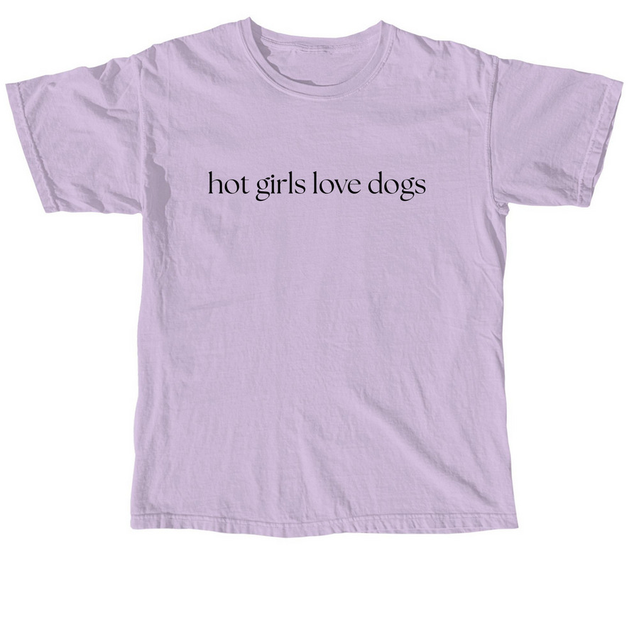 Girls' Best Friend, a Orchid Comfort Colors Unisex Tee
